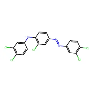 Compound C18H10Cl5N3 structure