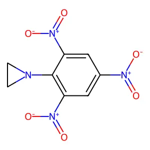 1-(2,4,6-Trinitrophenyl)aziridine structure