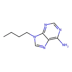 Compound C9H13N5 structure