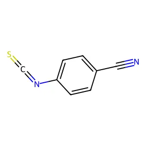 4-Cyanophenyl isothiocyanate structure