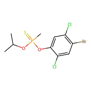 (4-bromo-2,5-dichlorophenoxy)-methyl-propan-2-yloxy-sulfanylidene-lambda5-phosphane structure