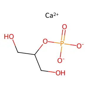 calcium 1,3-dihydroxypropan-2-yl phosphate structure