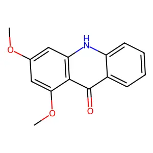 1,3-dimethoxy-10H-acridin-9-one structure