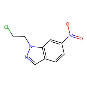 1-(2-chloroethyl)-6-nitro-1h-indazole structure
