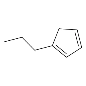 1,3-Cyclopentadiene, 1-propyl structure