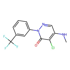 Compound C12H9ClF3N3O structure