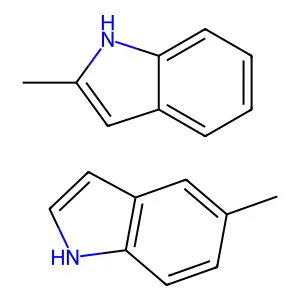 2-methyl-1H-indole5-methyl-1H-indole structure