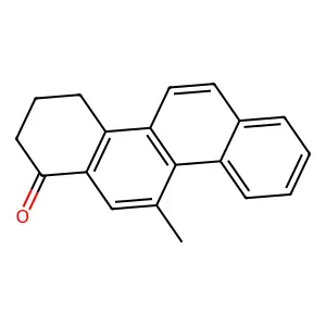 11-methyl-3,4-dihydro-2H-chrysen-1-one structure