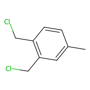 1,2-bis(chloromethyl)-4-methylbenzene structure