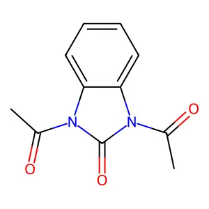 1,3-diacetylbenzimidazol-2-one structure