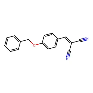 MALONONITRILE, (p-(BENZYLOXY)BENZYLIDENE)- structure