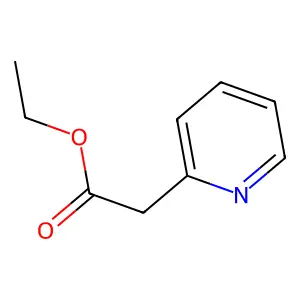 Ethyl 2-pyridylacetate structure