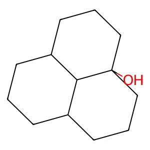 1,2,3,4,5,6,6a,7,8,9,9a,9b-dodecahydrophenalen-3a-ol structure