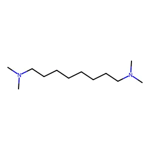 N,N,N',N'-tetramethyloctane-1,8-diamine structure
