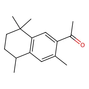 1-(3,5,8,8-tetramethyl-6,7-dihydro-5H-naphthalen-2-yl)ethanone structure