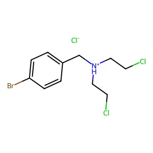 p-Bromo-di-(2-chloroethyl)-benzylamine hydrochloride structure