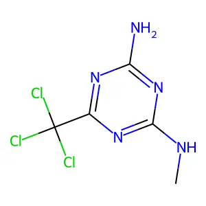 Compound C5H6Cl3N5 structure