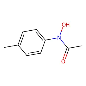 N-Hydroxy-N-(4-methylphenyl)acetamide structure