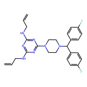 Compound C26H29F2N7 structure