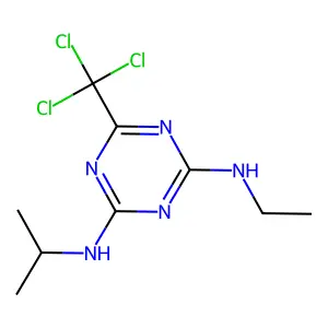Compound C9H14Cl3N5 structure