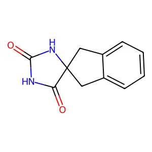 1',3'-dihydrospiro[imidazolidine-4,2'-indene]-2,5-dione structure