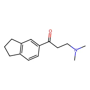1-(2,3-dihydro-1h-inden-5-yl)-3-(dimethylamino)propan-1-one structure