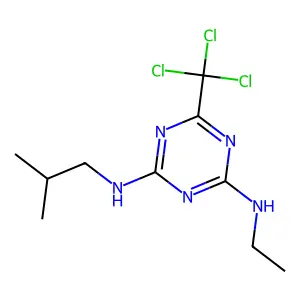 Compound C10H16Cl3N5 structure