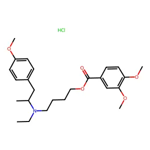 MEBEVERINE HYDROCHLORIDE structure