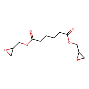 Bis(2,3-epoxypropyl) adipate structure