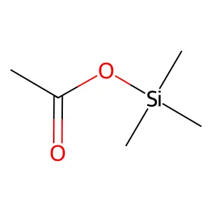 Trimethylsilyl acetate structure