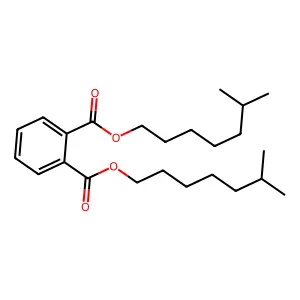 Diisooctyl phthalate structure