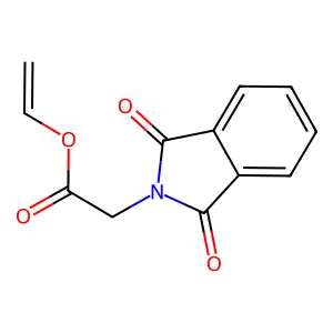 ethenyl 2-(1,3-dioxoisoindol-2-yl)acetate structure