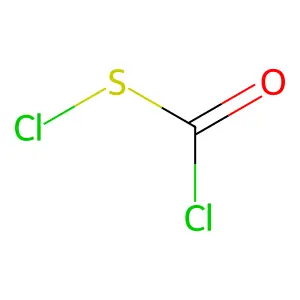 S-chloro chloromethanethioate structure