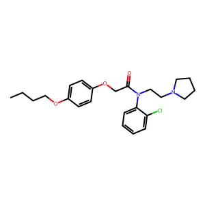 Compound C24H31ClN2O3 structure