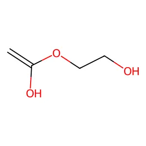 1-(2-hydroxyethoxy)ethenol structure