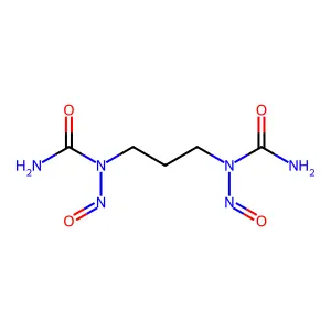 1-[3-[carbamoyl(nitroso)amino]propyl]-1-nitrosourea structure