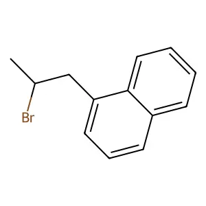 1-(2-bromopropyl)naphthalene structure