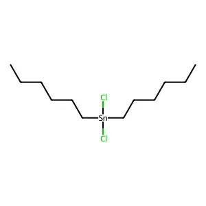 Dihexyltin dichloride structure