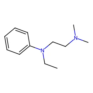 N'-ethyl-N,N-dimethyl-N'-phenylethane-1,2-diamine structure