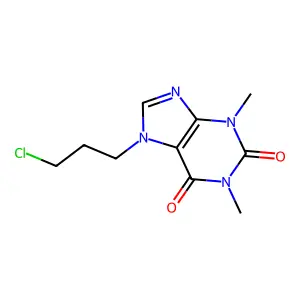 7-(3-Chloropropyl)theophylline structure