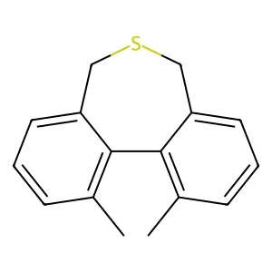1,11-Dimethyl-5,7-dihydrodibenzo[c,E]thiepine structure