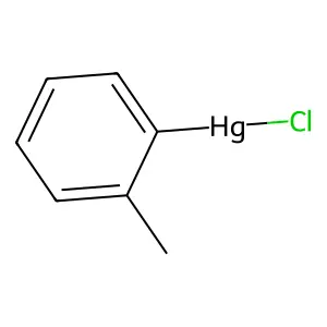 Chloro(2-methylphenyl)mercury structure