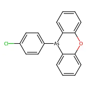 10H-Phenoxarsine, 10-(4-chlorophenyl)- structure