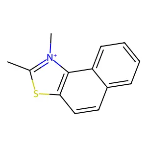 1,2-Dimethylnaphtho[1,2-d]thiazol-3-ium structure