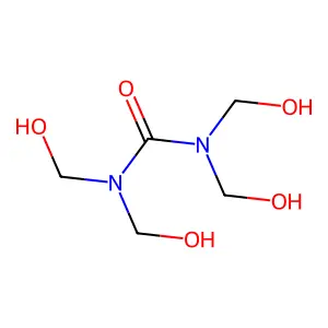 Urea, tetrakis(hydroxymethyl)- structure