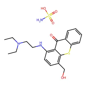 HYCANTHONE SULFAMATE structure