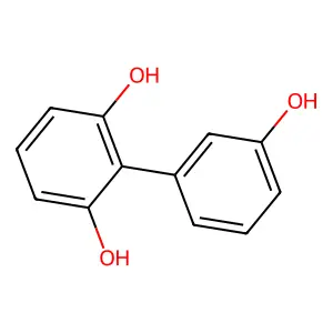 [1,1'-Biphenyl]-2,3',6-triol structure