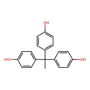 1,1,1-Tris(4-hydroxyphenyl)ethane structure