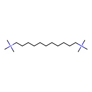 n,n,n,n',n',n'-hexamethylundecane-1,11-diaminium structure