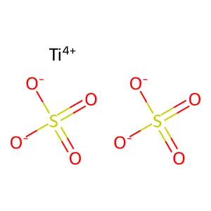 Titanium(IV) sulfate structure